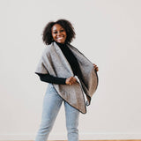 Tilly Triangle Scarf: Black