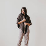 Tilly Triangle Scarf: Black