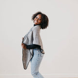 Tilly Triangle Scarf: Black
