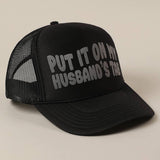 Husband's Tab Trucker Hat
