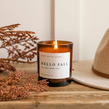 Hello Fall candle