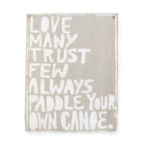 Paddle Canoe