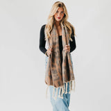 Oversized Scarf: Pnk