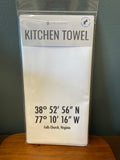 Tea Towel-Lat/Long