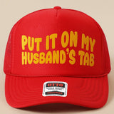 Husband's Tab Trucker Hat