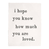 I Hope You Know Print 12"x16"