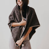 Tilly Triangle Scarf: Black