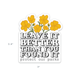Leave it better