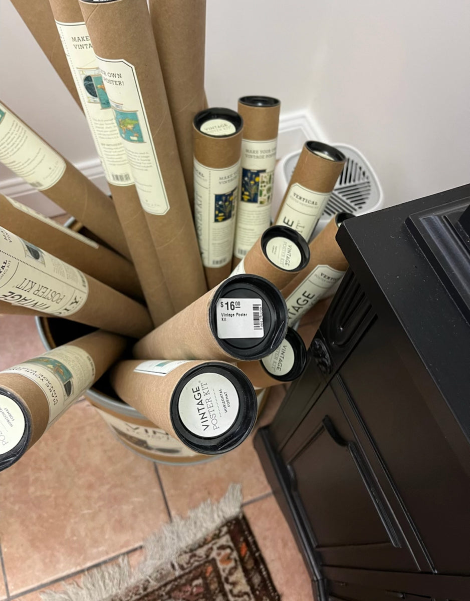 Vintage poster kit Stylish Patina Home