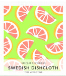 Pink Grapefruit  Swedish Dishcloth