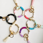 Plum Key Ring