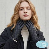 Faux Leather Gloves