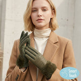 Fur Trim Gloves