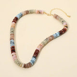 Beaded Necklace:Multi