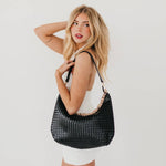 Slouchy Shoulder Bag-Brown