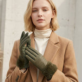 Fur Trim Gloves