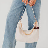 Slouchy Shoulder Bag-Brown