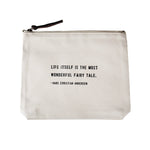Life Itself (Hans Christian Andersen) Canvas Zip Bag