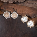 Cross Coin Stud
