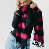 Striped Scarf Pink
