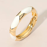 Bangle Bracelet: Black/Gold