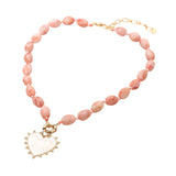 Heart Pendant: Brown