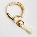 Plum Key Ring