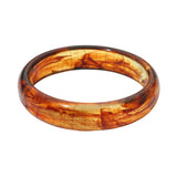 Resin Round Bangle: Tort