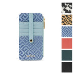 Kedzie Zippered Wallet: Black