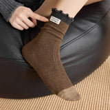 Ruffle Trim Socks