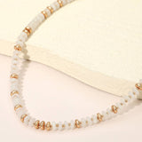 Beaded Necklace: Light/Multi