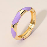 Bangle Bracelet: Black/Gold