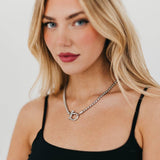 Horseshoe Necklace Silver