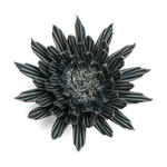 Teal Wall Flowers