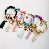 Plum Key Ring