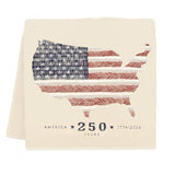 USA Map Towel