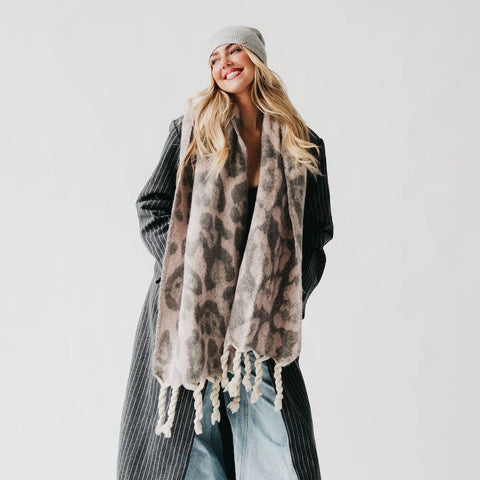 Oversized Scarf: Pnk