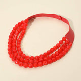 Triple Layer Necklace: CREAM