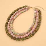 Triple Beaded Necklace