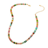 Beaded Necklace: Light/Multi