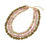Triple Beaded Necklace