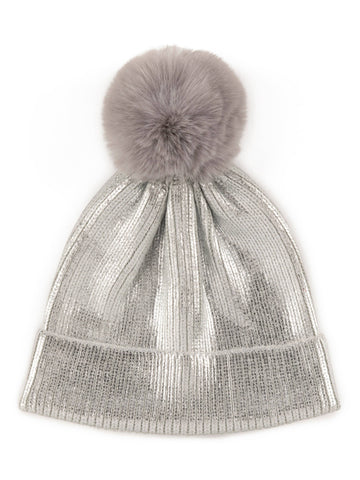 Silver Hat Pom