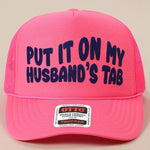 Husband's Tab Trucker Hat