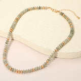 Beaded Necklace: Light/Multi