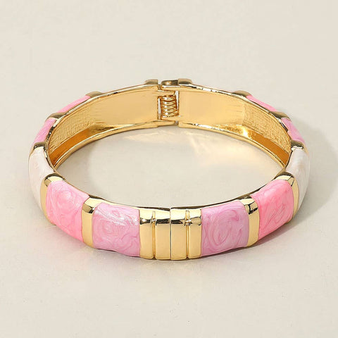 Bamboo Bangle: Pink