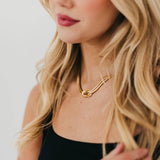 Talia Tied Necklace : Gold