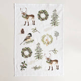 Evergreen christmas Towel