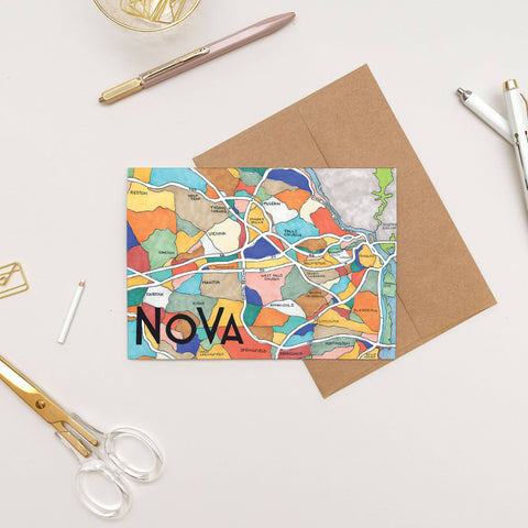 NoVA Map Card