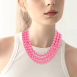 Triple Layer Necklace: CREAM