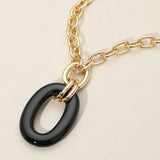 Oval Ring Pendant: Tort
